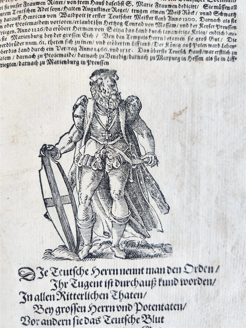 1585 ORDERS of CATHOLIC CHURCH Lonicer ILLUSTRATED by JOST AMMAN antique VELLUM - 12