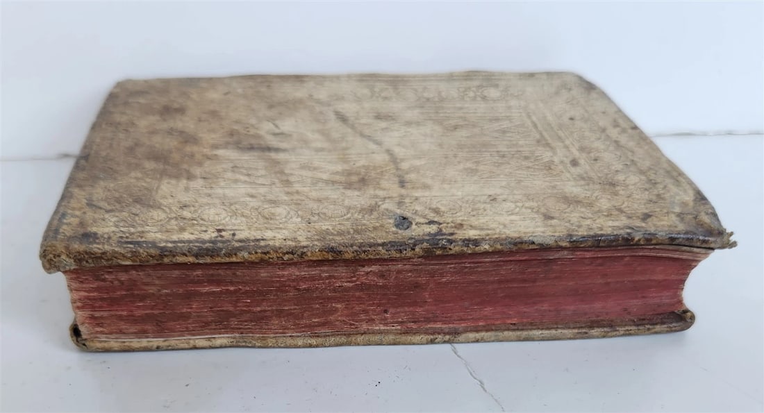 1524 POST-INCUNABULA ANCIENT WARFARE TREATISE by V.Flavius antique PIGSKIN - 4