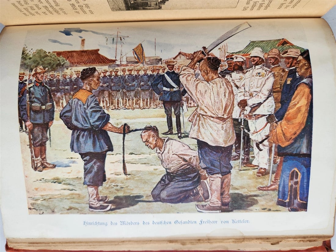 1903 CHINA LAND & PEOPLE by Dr. Emil Wilhelmy ILLUSTRATED in German ANTIQUE - 10