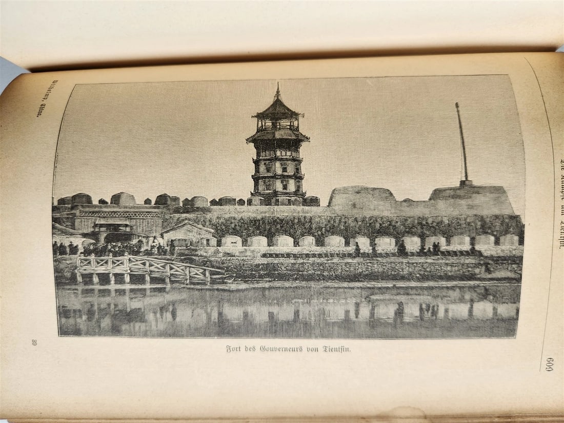 1903 CHINA LAND & PEOPLE by Dr. Emil Wilhelmy ILLUSTRATED in German ANTIQUE - 12