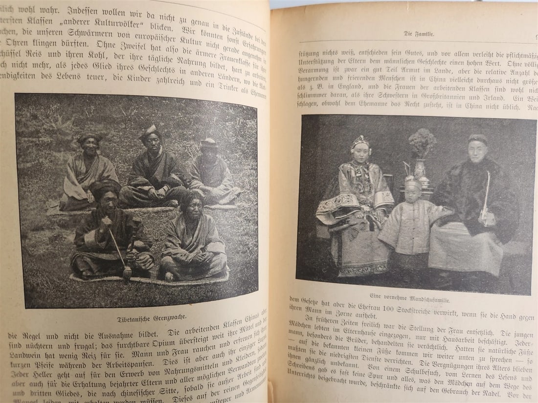 1903 CHINA LAND & PEOPLE by Dr. Emil Wilhelmy ILLUSTRATED in German ANTIQUE - 4