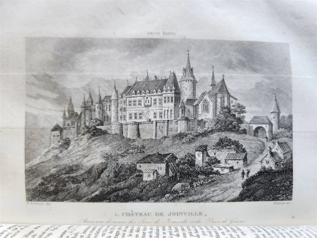 1838 PICTURESQUE FRANCE fully illustrated 6 volumes ANTIQUE - 10