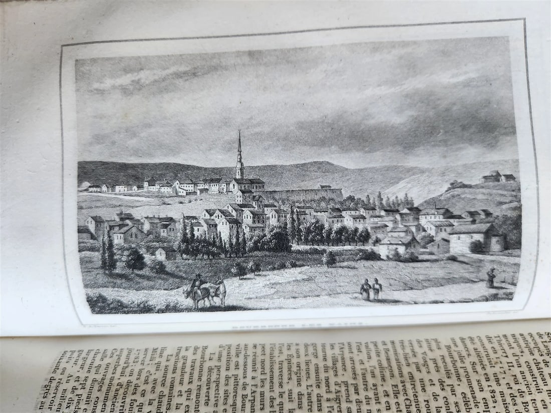 1838 PICTURESQUE FRANCE fully illustrated 6 volumes ANTIQUE - 11
