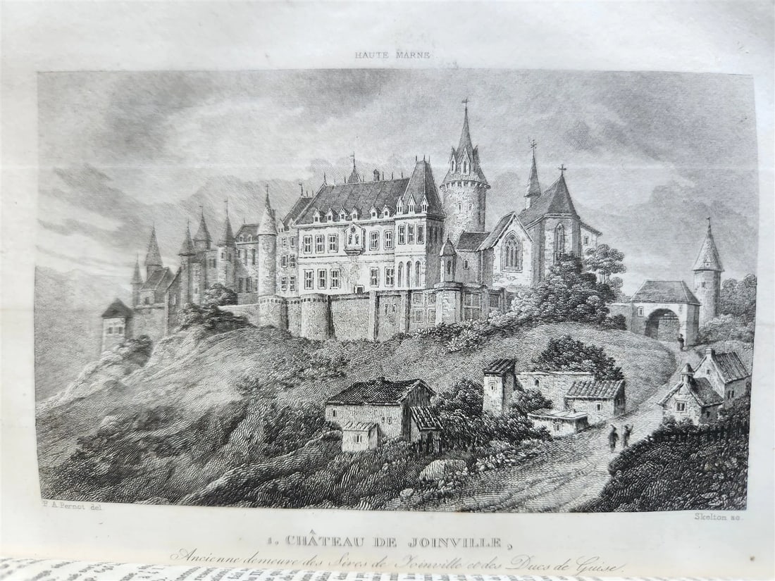 1838 PICTURESQUE FRANCE fully illustrated 6 volumes ANTIQUE - 20