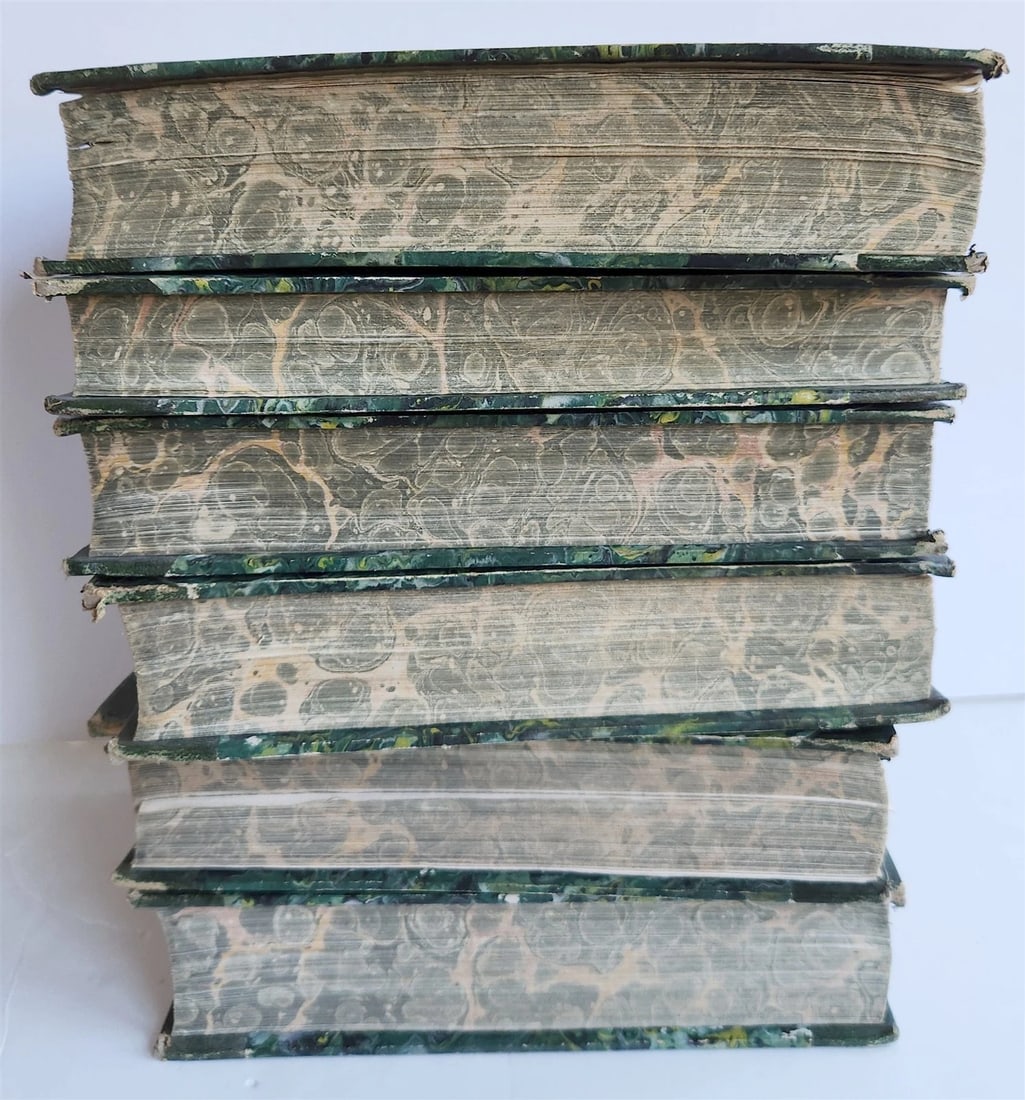 1838 PICTURESQUE FRANCE fully illustrated 6 volumes ANTIQUE - 2