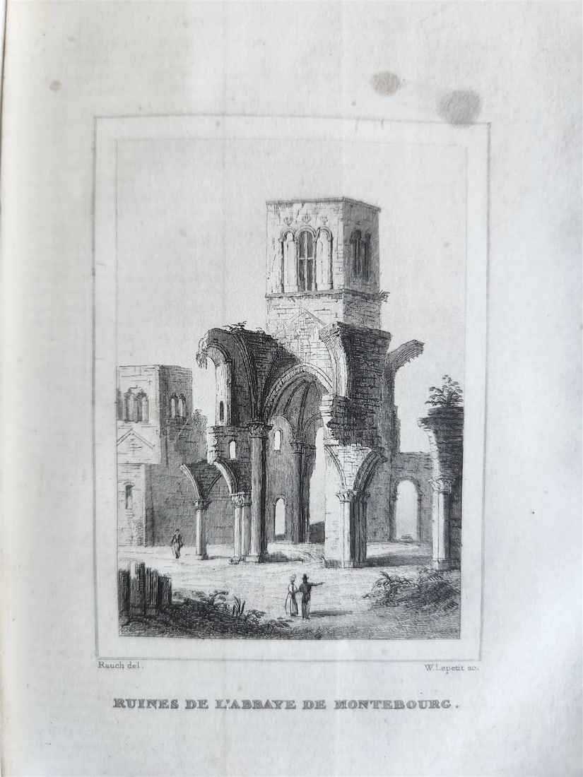 1838 PICTURESQUE FRANCE fully illustrated 6 volumes ANTIQUE - 7