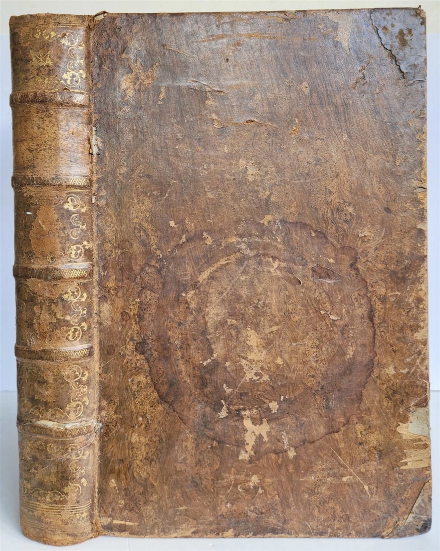 1854 ANTIPHONARIUM ROMANUM antique MASSIVE FOLIO 12.5 by 18.5" - 2