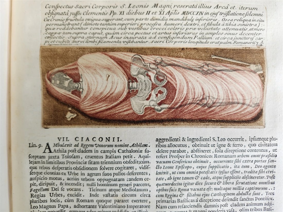 1728 LIVES of ROMAN POPES by Anastasius Bibliothecarius VELLUM FOLIO antique - 16