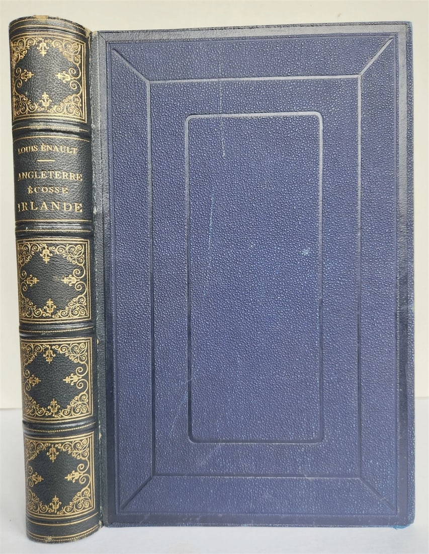 1859 PICTURESQUE ENGLAND SCOTLAND & IRELAND ANTIQUE illustrated IN FRENCH - 2