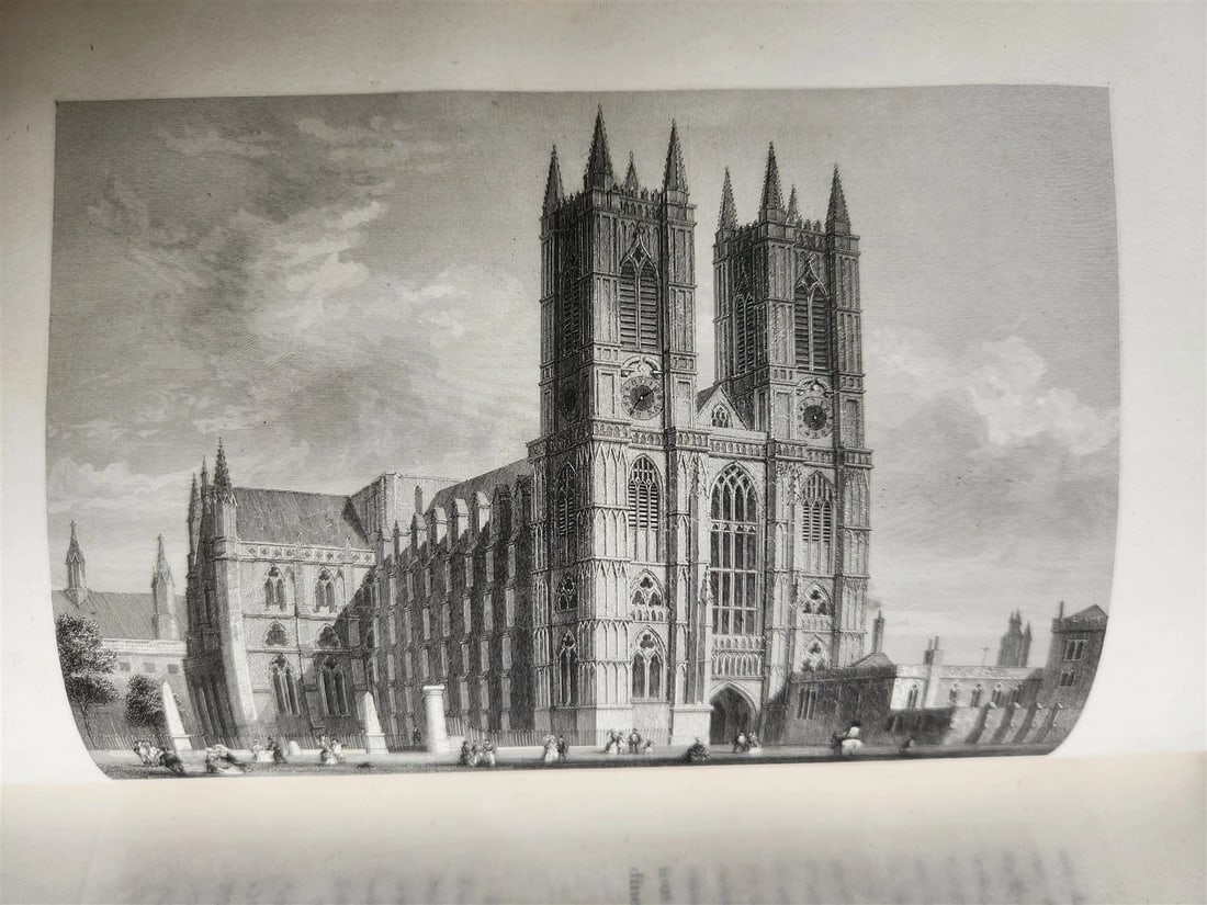 1859 PICTURESQUE ENGLAND SCOTLAND & IRELAND ANTIQUE illustrated IN FRENCH - 6