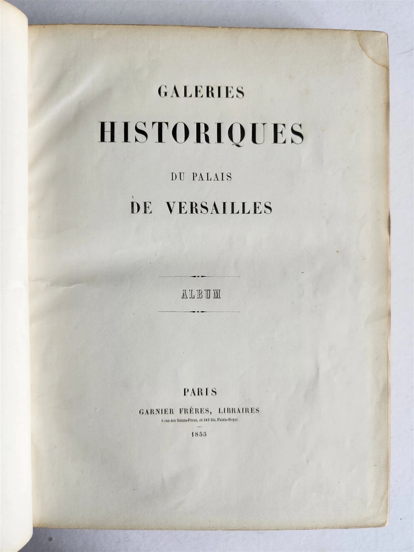 1853 Historical Galleries of the Palace of Versailles ANTIQUE illustrated - 3