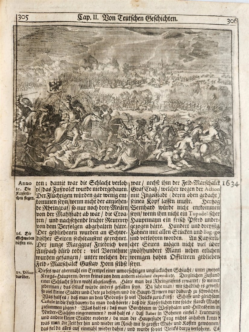 1701 WORLD'S HISTORY in GERMAN ILLUSTRATED antique VELLUM BOUND FOLIO - 4