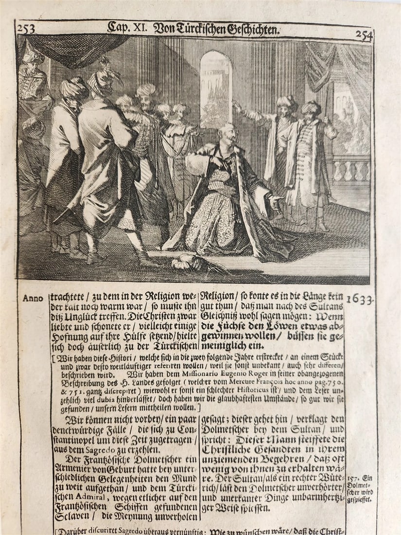 1701 WORLD'S HISTORY in GERMAN ILLUSTRATED antique VELLUM BOUND FOLIO - 5