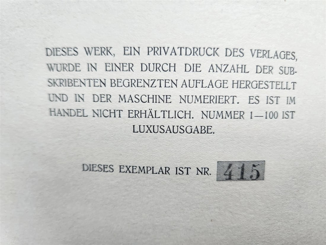 1910 FRENCH EROTICA in GERMAN ILLUSTRATED 2 VOLUMES antique RARE LTD EDITION - 4