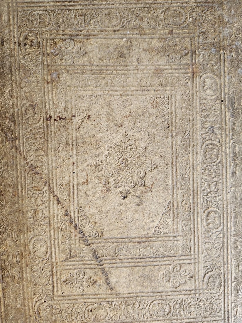 1730 SERMONS Montifontanus antique PIGSKIN BOUND FOLIO Spiritual Childrens Play - 16