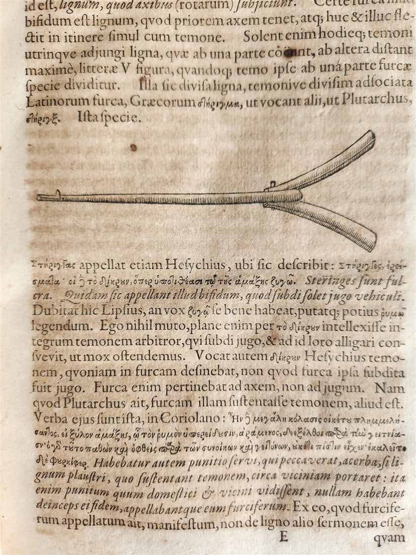 1671 TREATISE Treatise on the TRANSPORT of ANTIQUITY antique ILLUSTRATED vellum - 14