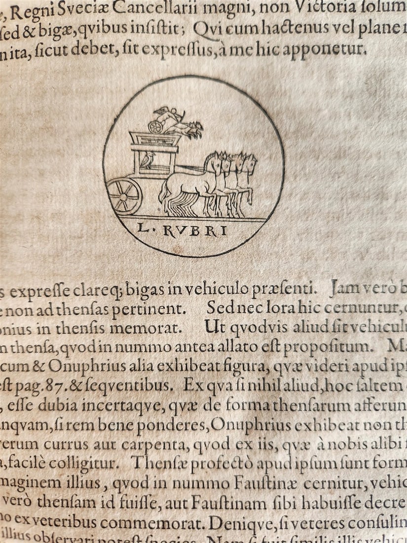 1671 TREATISE Treatise on the TRANSPORT of ANTIQUITY antique ILLUSTRATED vellum - 15