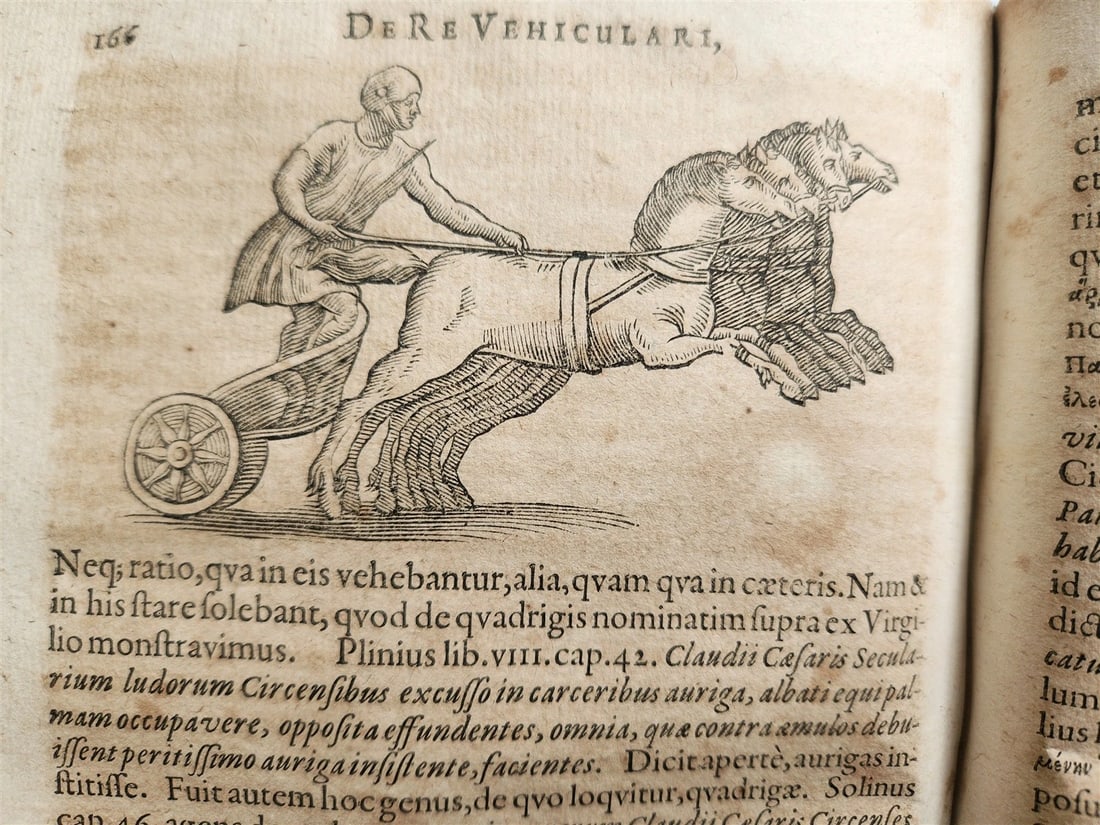 1671 TREATISE Treatise on the TRANSPORT of ANTIQUITY antique ILLUSTRATED vellum - 20