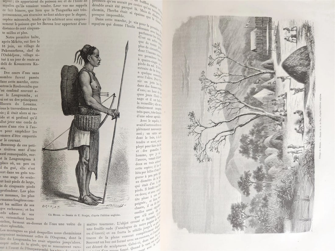 1877 HISTORY of VOYAGES ILLUSTRATED antique AFRICA JAPAN PERU RUSSIA NORTH POLE - 17