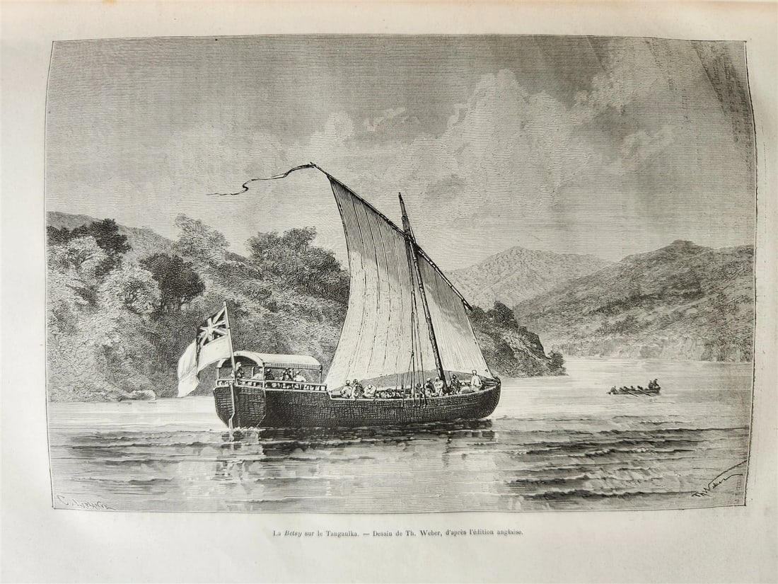 1877 HISTORY of VOYAGES ILLUSTRATED antique AFRICA JAPAN PERU RUSSIA NORTH POLE - 19