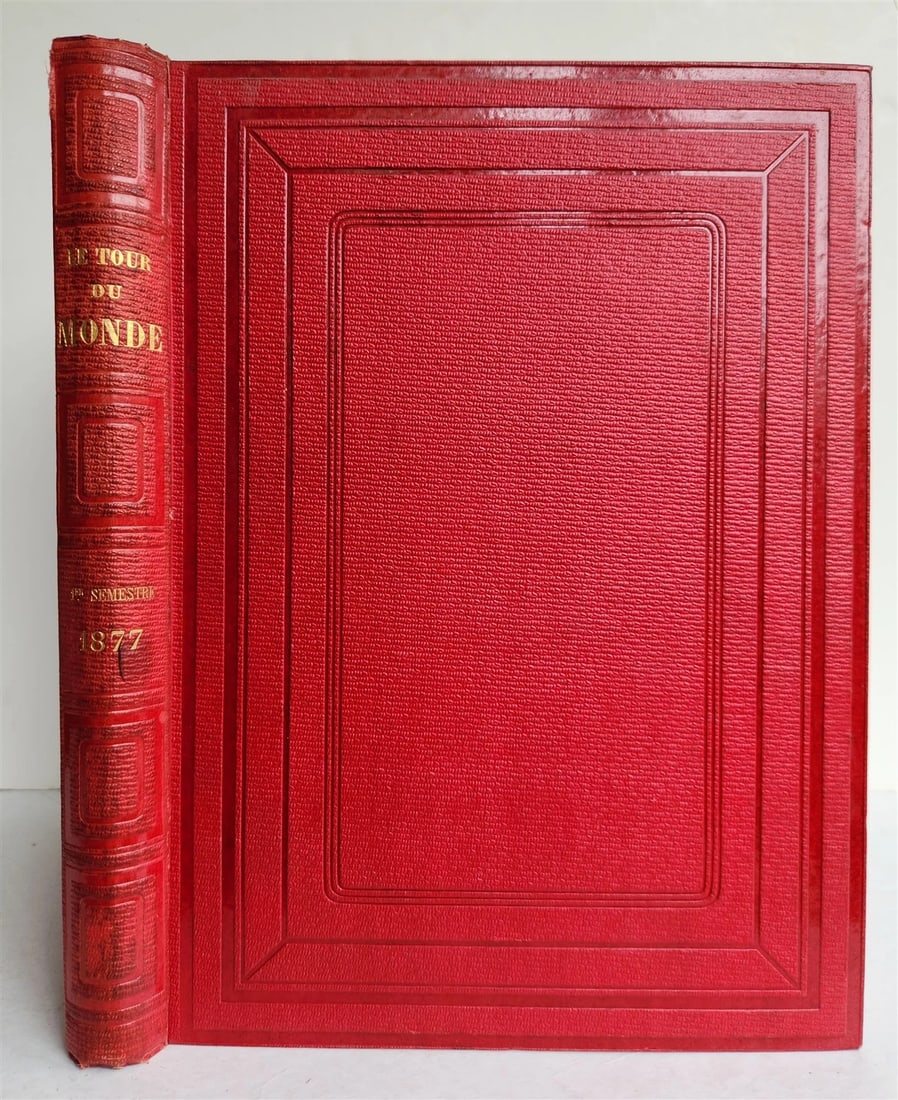 1877 HISTORY of VOYAGES ILLUSTRATED antique AFRICA JAPAN PERU RUSSIA NORTH POLE - 2