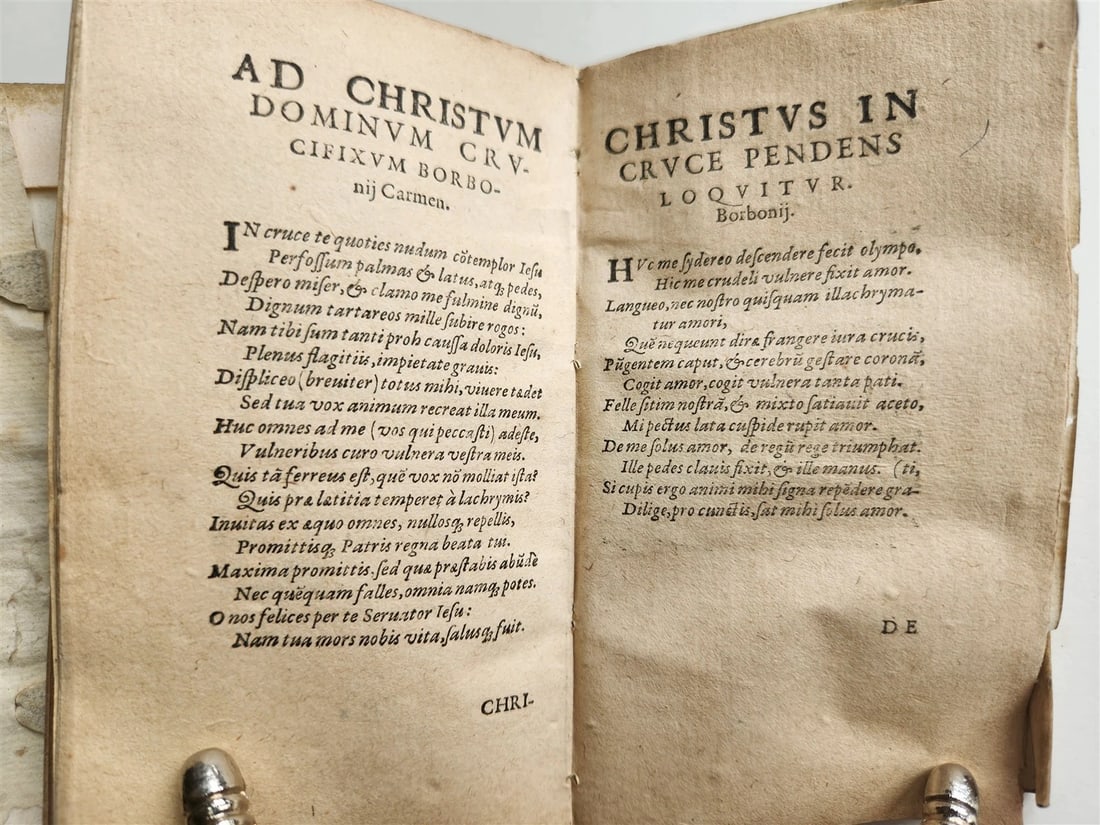 1600 De Universa Historia Dominicae Passionis antique 16th CENTURY vellum bound - 8