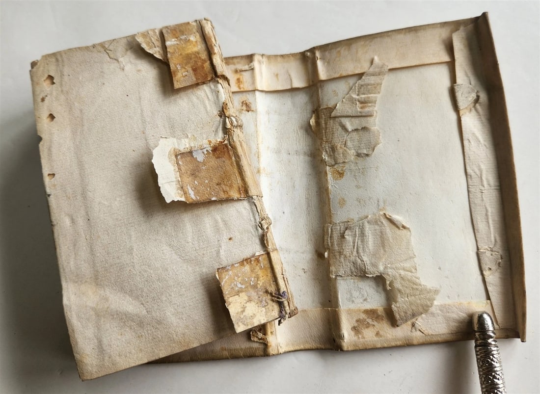 1600 De Universa Historia Dominicae Passionis antique 16th CENTURY vellum bound - 9