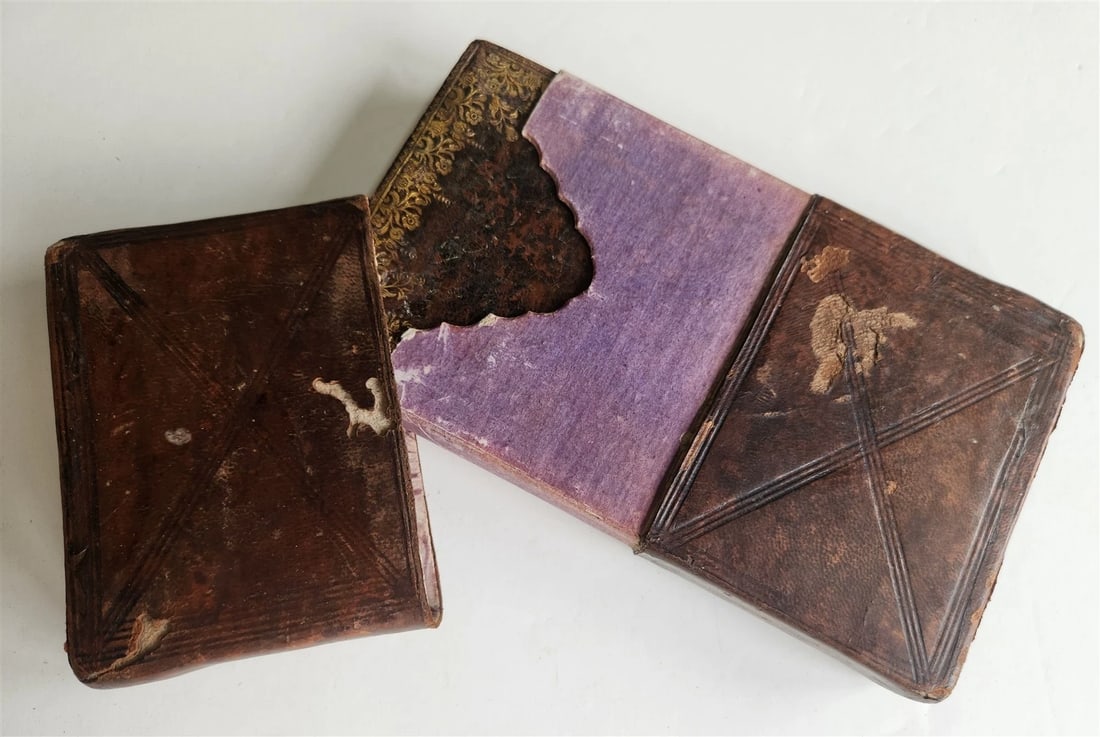1790s MANUSCRIPT PRAYER BOOK in GERMAN antique 18th CENTURY w/ SLIPCASE - 9