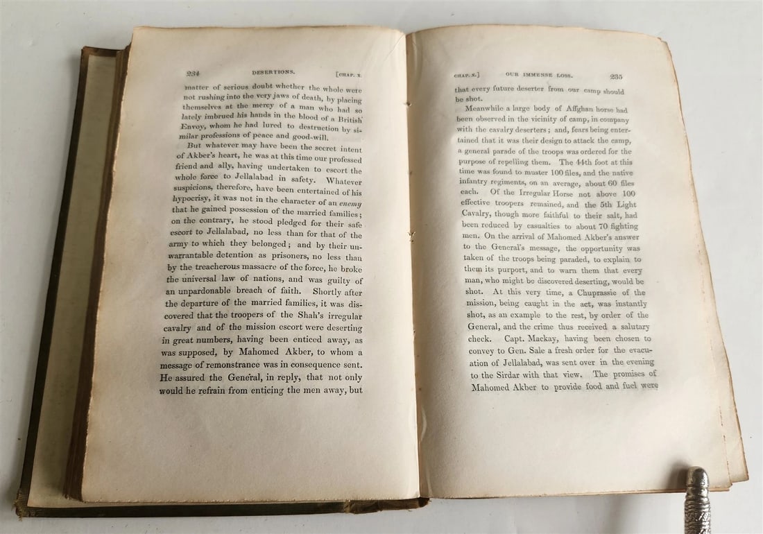 1843 MILITARY OPERATIONS at CABUL antique Journal of Imprisonment in Afghanistan - 8