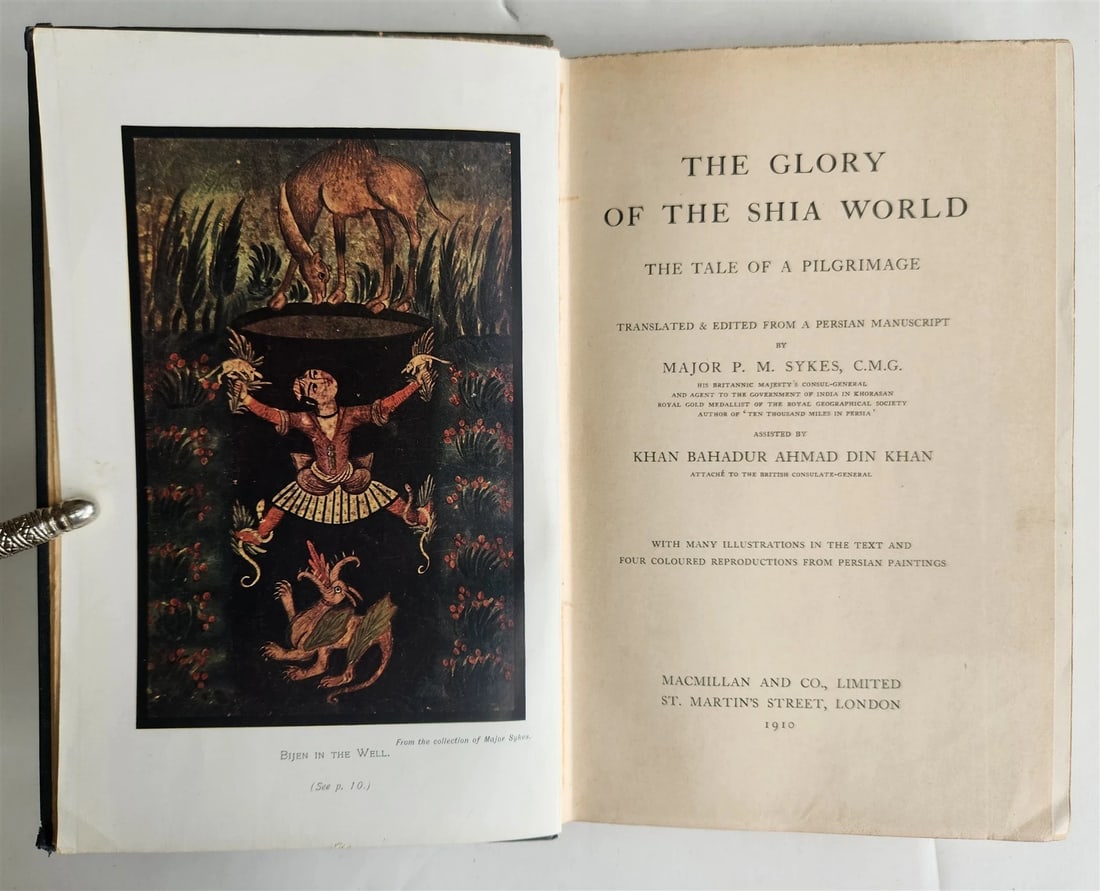 1910 TRAVEL to PERSIA ILLUSTRATED antique GLORY OF THE SHIA WORLD - 2