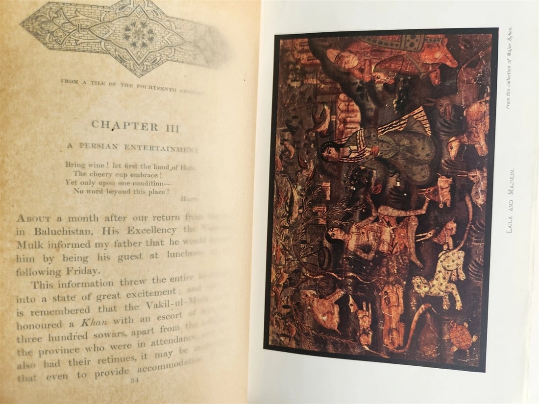 1910 TRAVEL to PERSIA ILLUSTRATED antique GLORY OF THE SHIA WORLD - 3