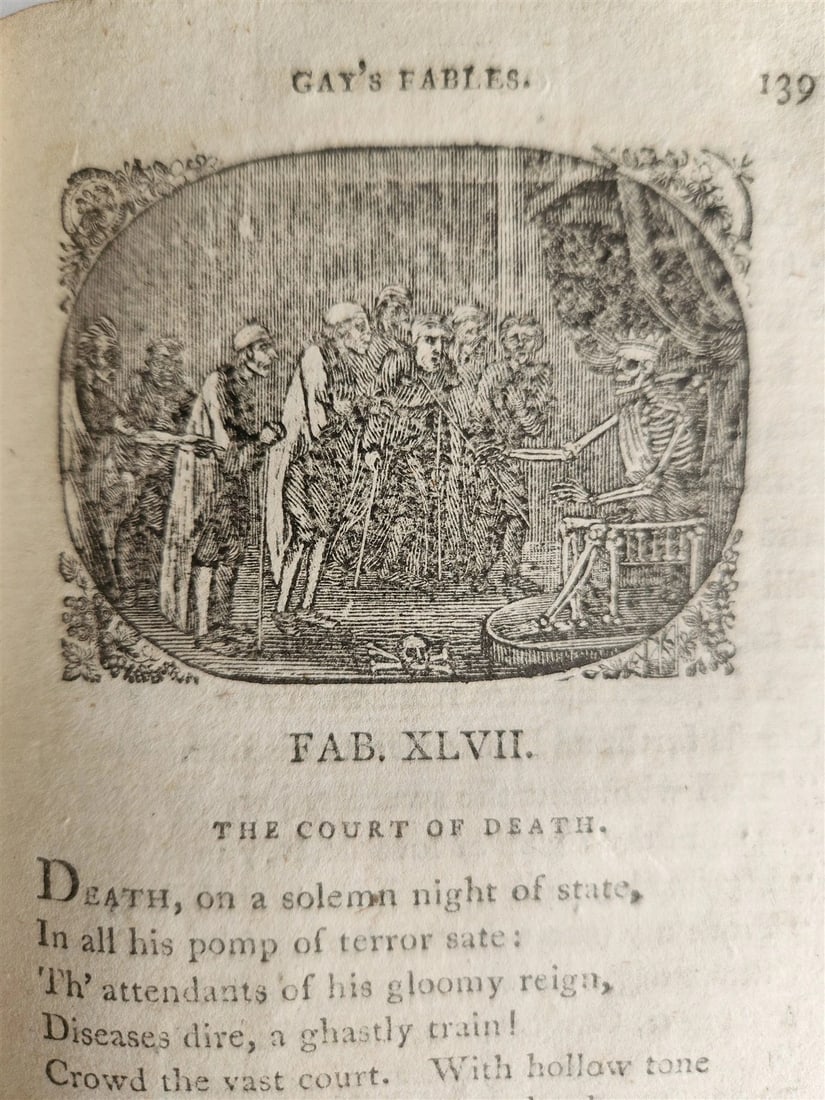 1797 FABLES of JOHN GAY antique ILLUSTRATED in ENGLISH poetry - 10