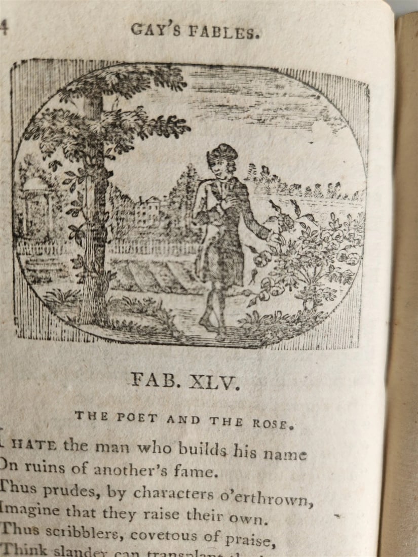 1797 FABLES of JOHN GAY antique ILLUSTRATED in ENGLISH poetry - 11