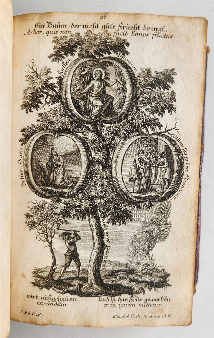 1751 CATECHISM antique ILLUSTRATED rare - 10