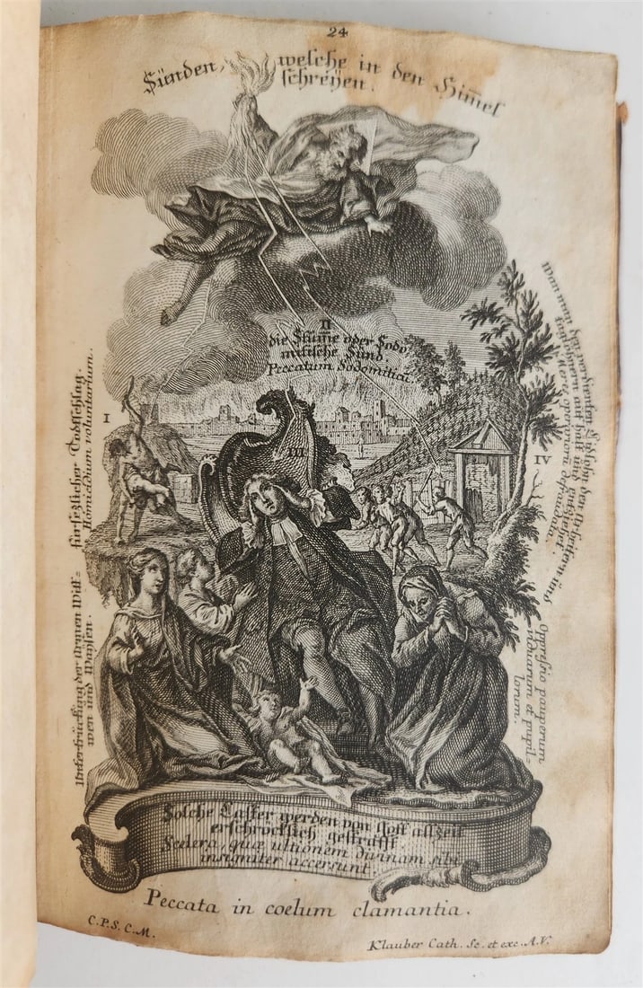 1751 CATECHISM antique ILLUSTRATED rare - 13