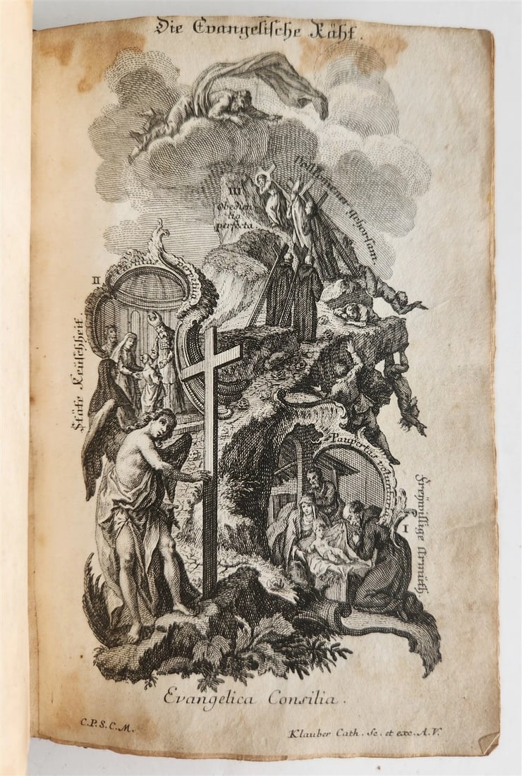 1751 CATECHISM antique ILLUSTRATED rare - 6
