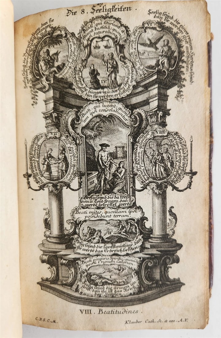 1751 CATECHISM antique ILLUSTRATED rare - 7