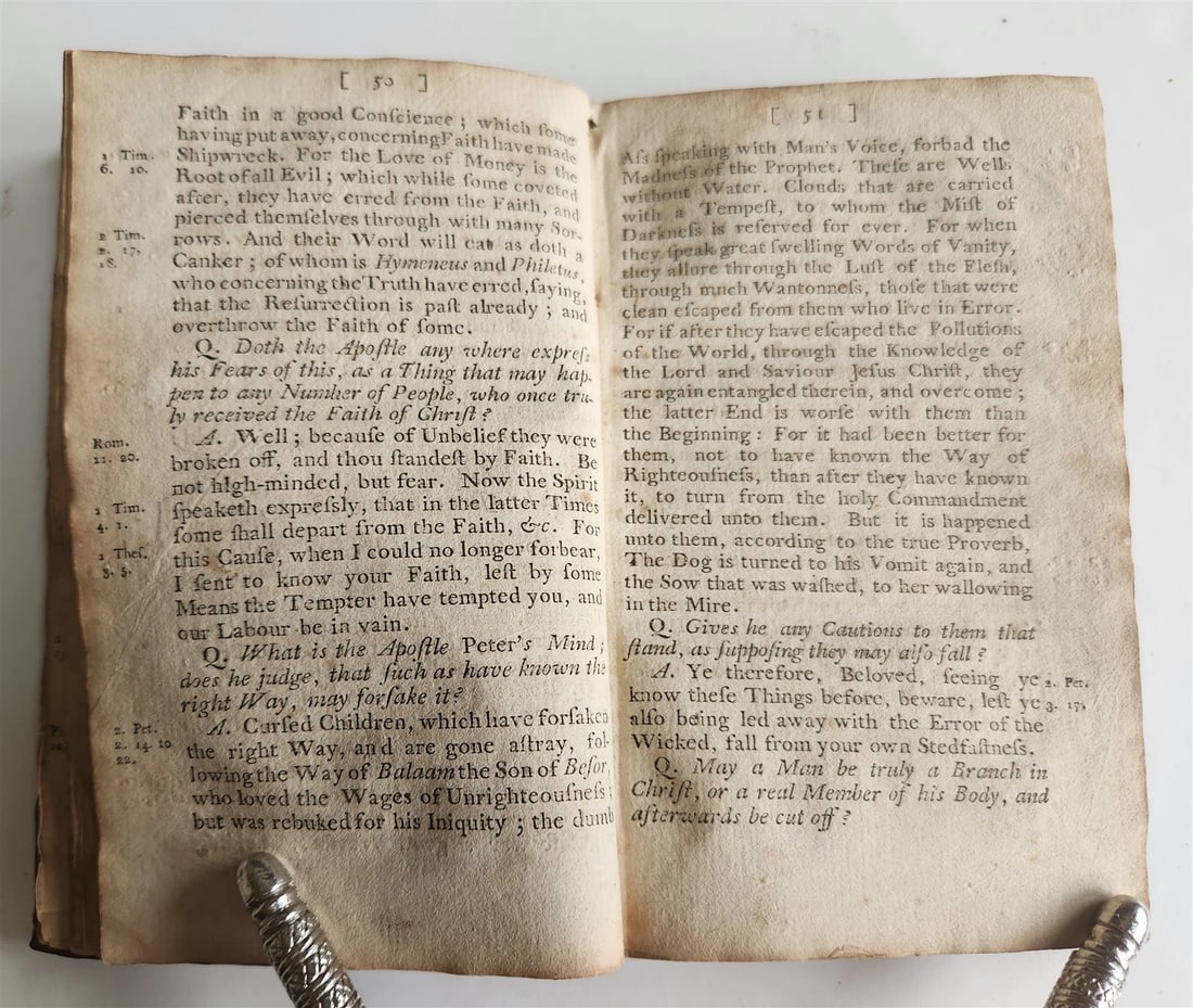 1788 catechism & confession of faith by R.Barclay antique AMERICANA Philadelphia - 7
