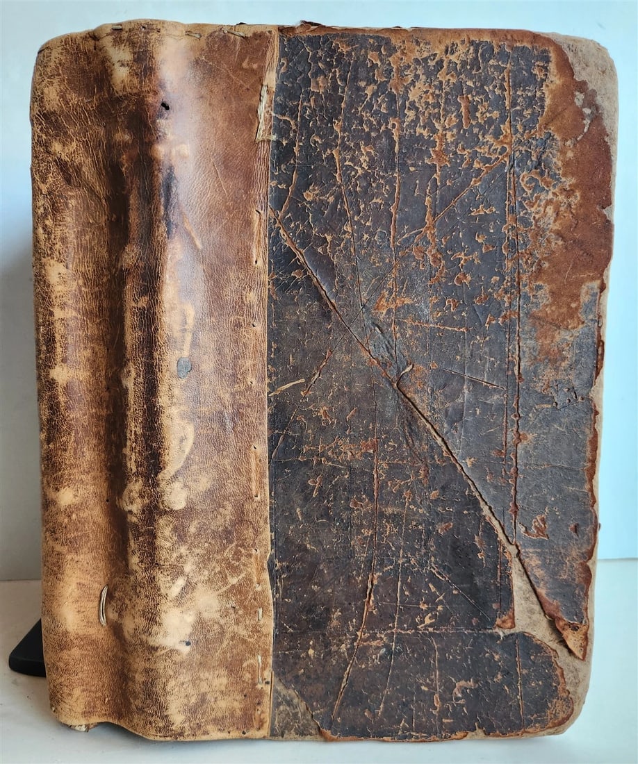 1702 MAGNALIA CHRISTI AMERICANA ECCLESIASTICAL HISTORY of NEW ENGLAND antique - 3