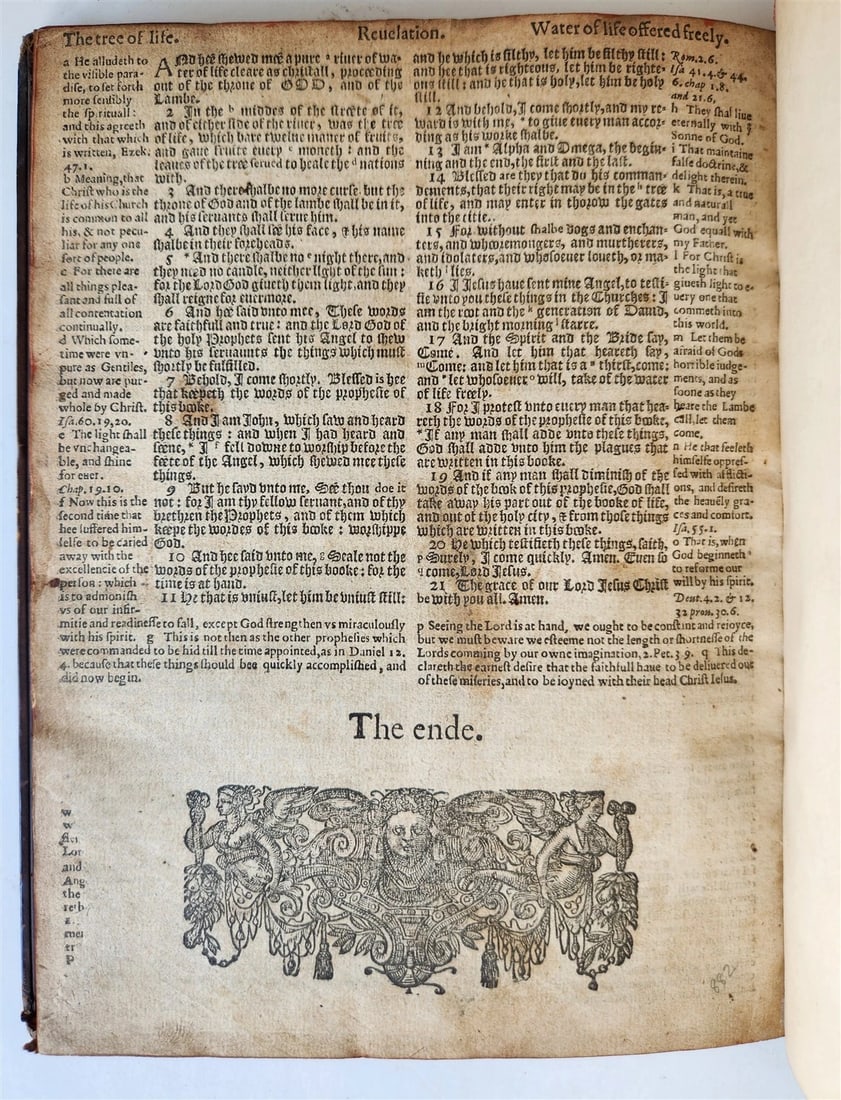 1608 BIBLE in ENGLISH antique NEW TESTAMENT - 10