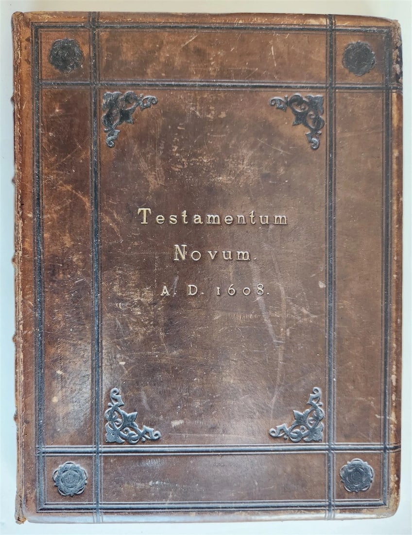 1608 BIBLE in ENGLISH antique NEW TESTAMENT - 4