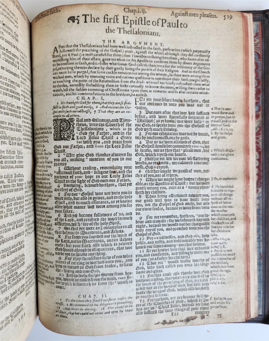 1608 BIBLE in ENGLISH antique NEW TESTAMENT - 9