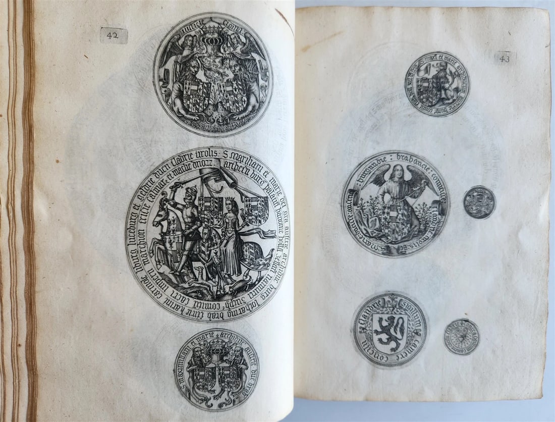 1641 COUNTS of FLANDERS ILLUSTRATED in French ANTIQUE - 15