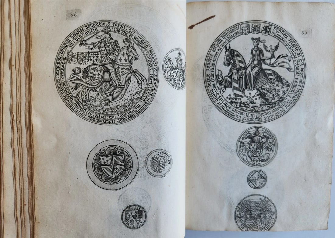 1641 COUNTS of FLANDERS ILLUSTRATED in French ANTIQUE - 17