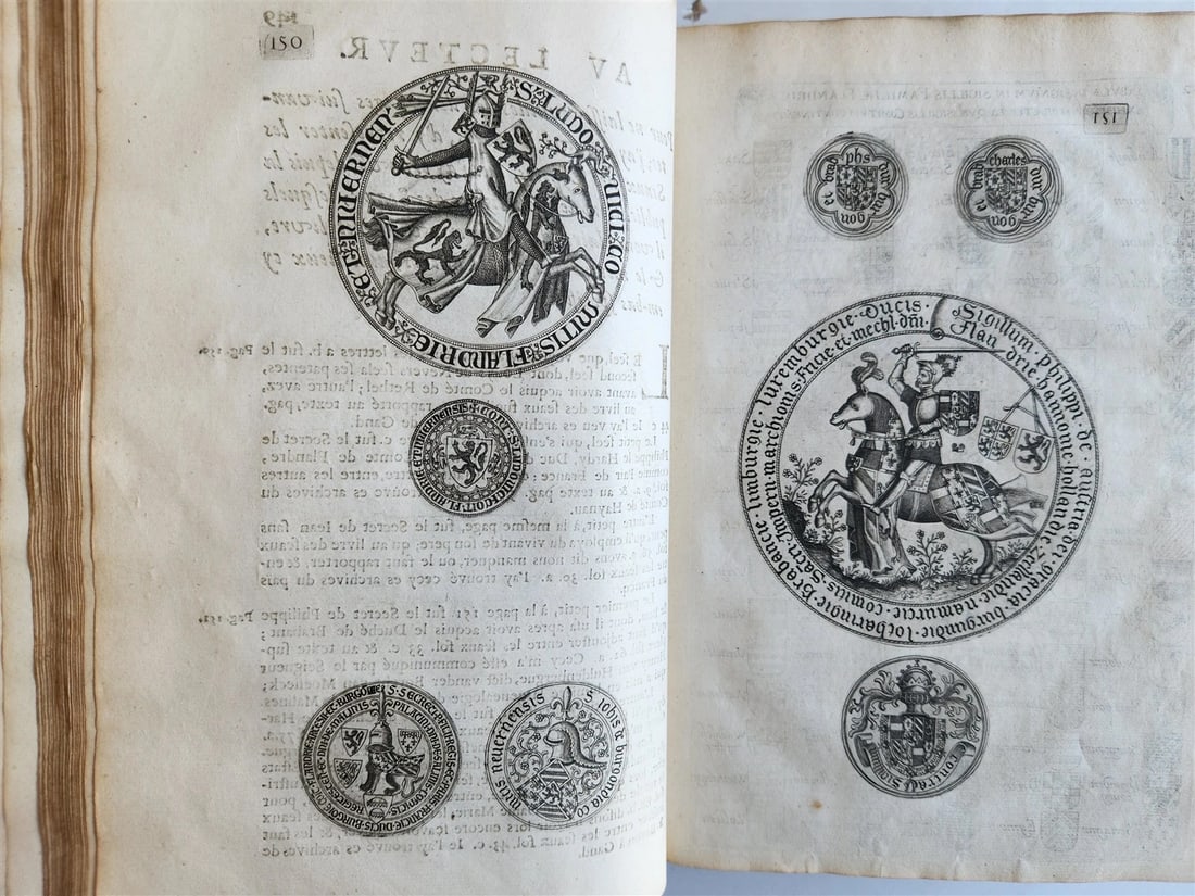 1641 COUNTS of FLANDERS ILLUSTRATED in French ANTIQUE - 19