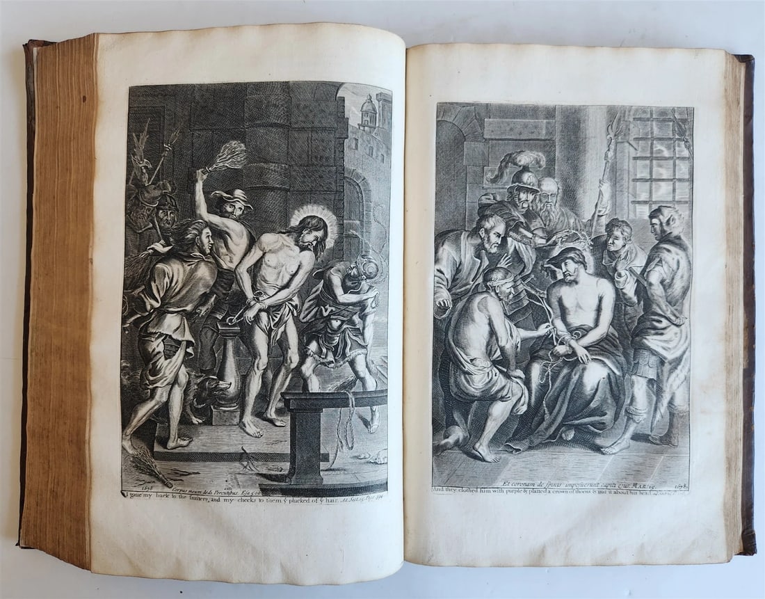 1678 Great Exemplar of Sanctity & Holy Life ILLUSTRATED in English FOLIO antique - 16