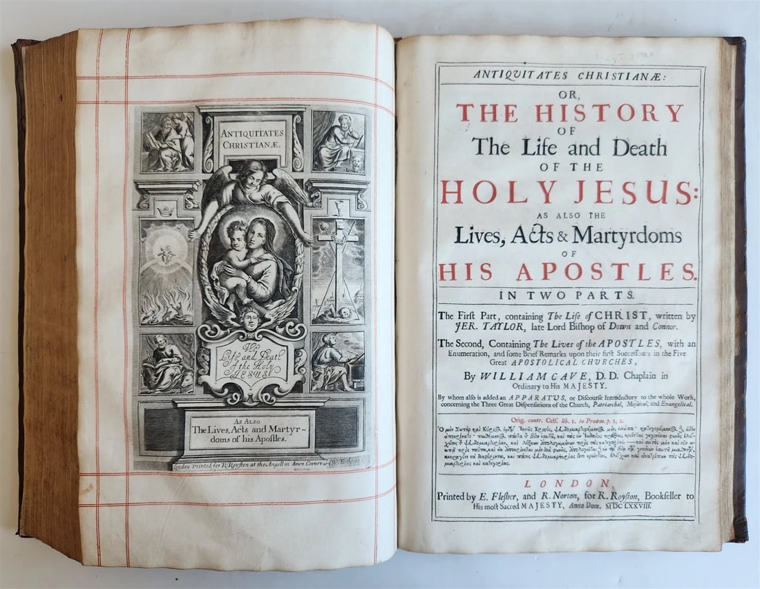 1678 Great Exemplar of Sanctity & Holy Life ILLUSTRATED in English FOLIO antique - 19