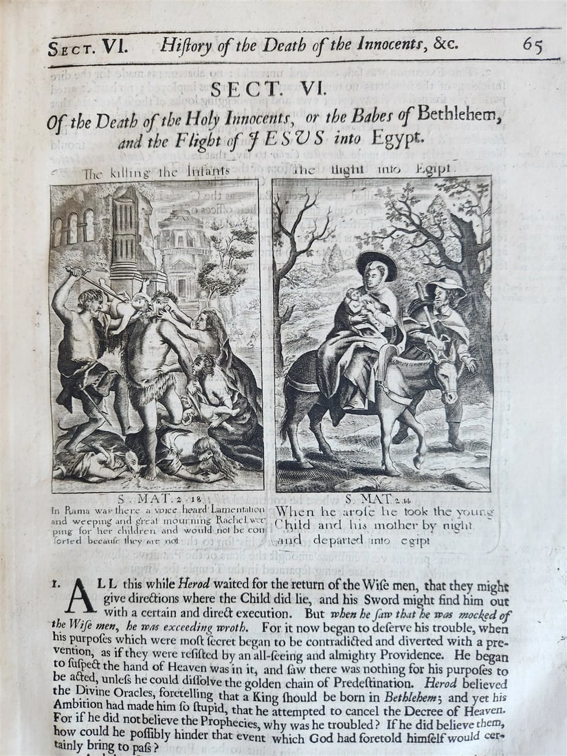 1678 Great Exemplar of Sanctity & Holy Life ILLUSTRATED in English FOLIO antique - 4