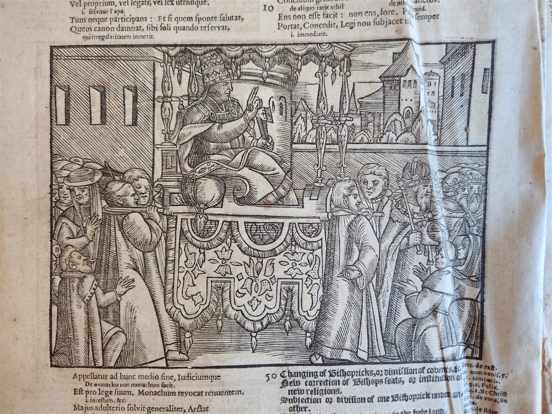 1641 BOOK of MARTYRS by JOHN FOXE antique ILLUSTRATED FOLIO Actes And Monuments - 11