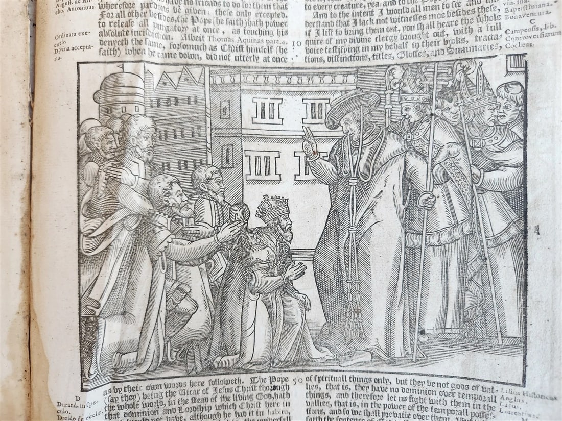 1641 BOOK of MARTYRS by JOHN FOXE antique ILLUSTRATED FOLIO Actes And Monuments - 12